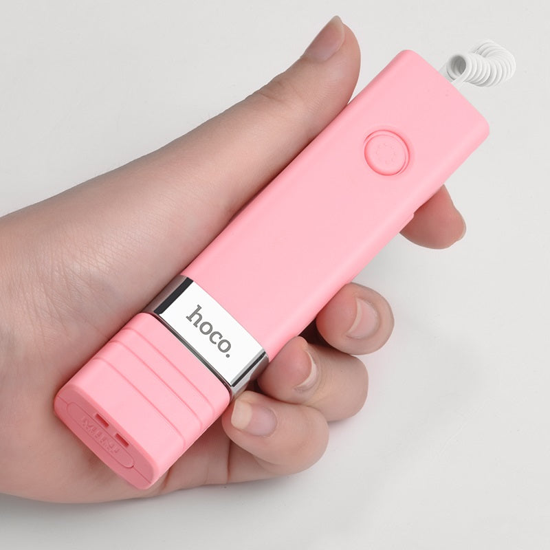 Selfie stick “K3 Beauty” 3.5mm jack wired monopod