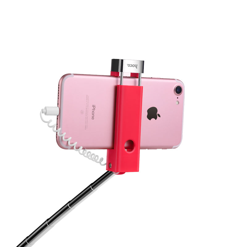 Selfie stick «K3A Beauty» Lightning wired handheld monopod