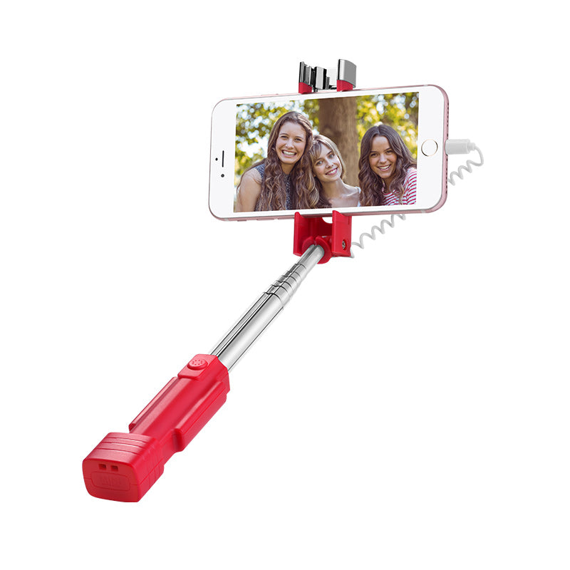 Selfie stick «K3A Beauty» Lightning wired handheld monopod