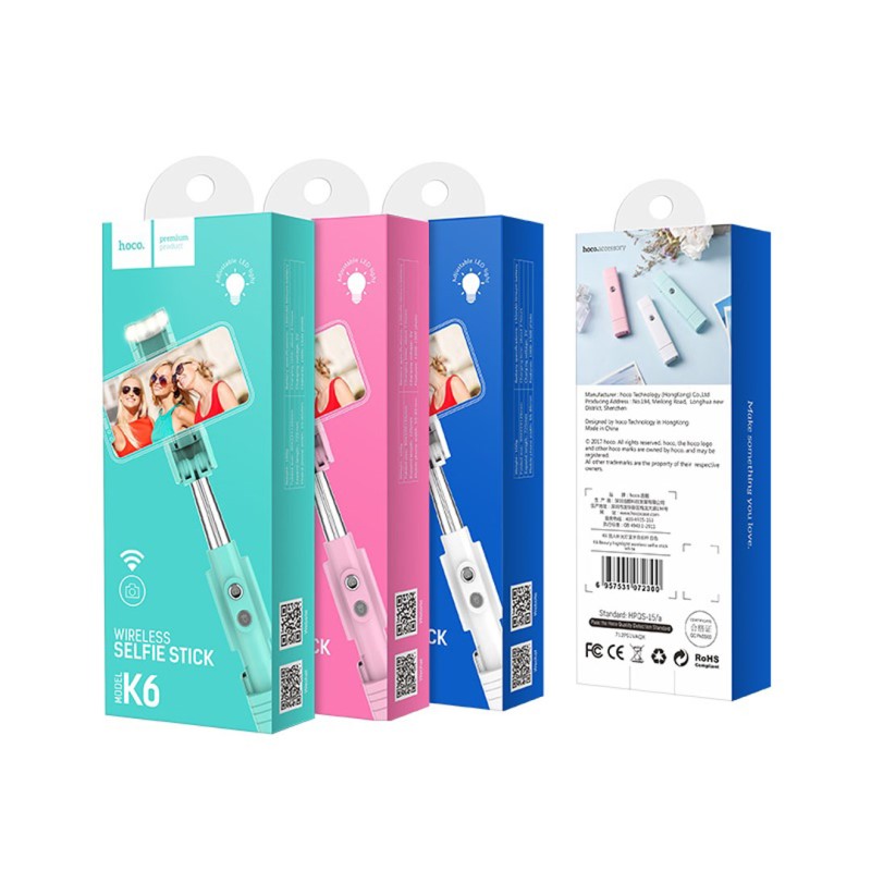 Selfie stick “K6 Beauty highlight” wireless