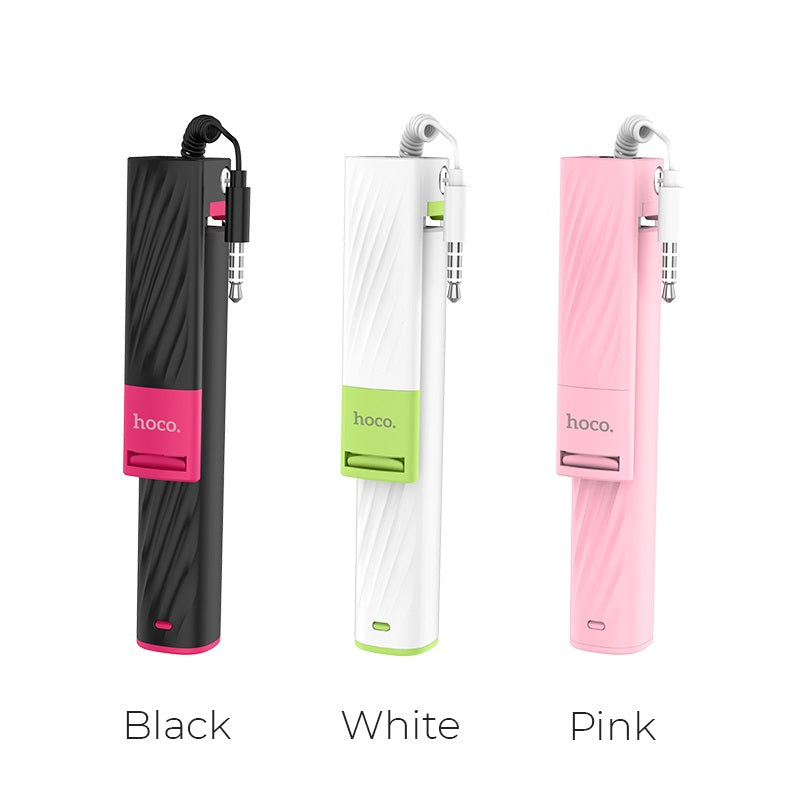 Selfie stick “K7 Dainty mini” 3.5mm jack wired monopod