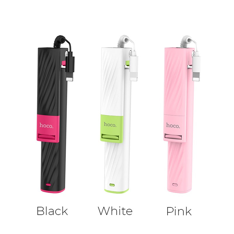 Selfie stick “K8 Starry mini” Lightning wired monopod