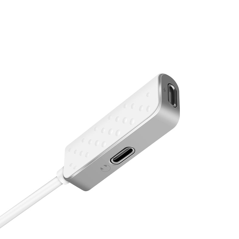 Adapter Lightning to 2xLightning «LS12» 2 in 1 audio converter