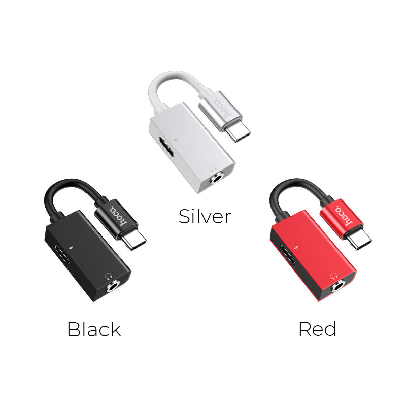 Adapter Type C to 3.5 mm «LS14» 2 in 1 audio converter