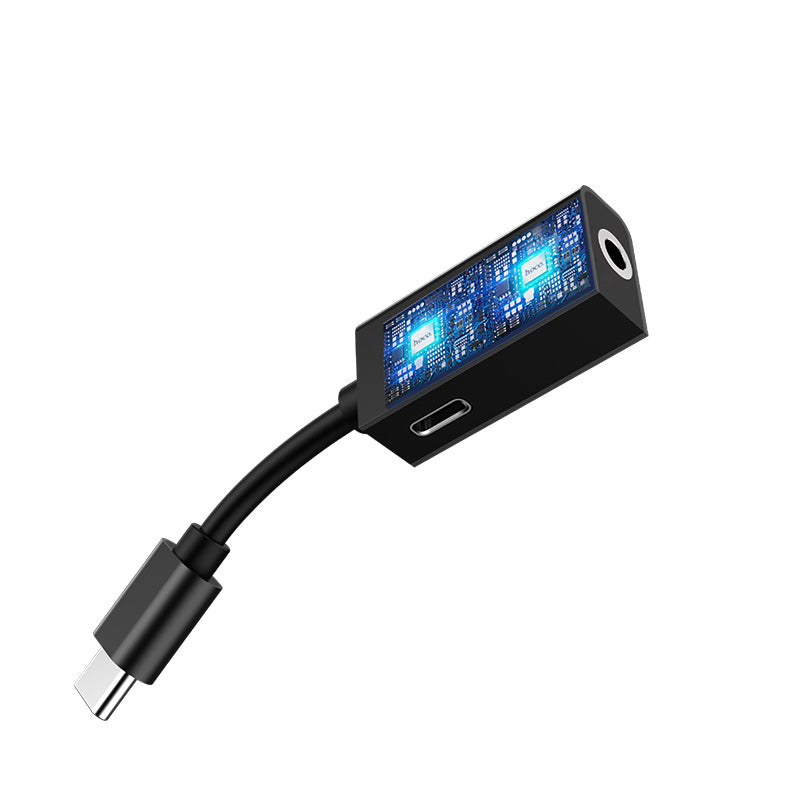 Adapter Lightning to 3.5mm jack «LS16» 2 in 1 audio converter