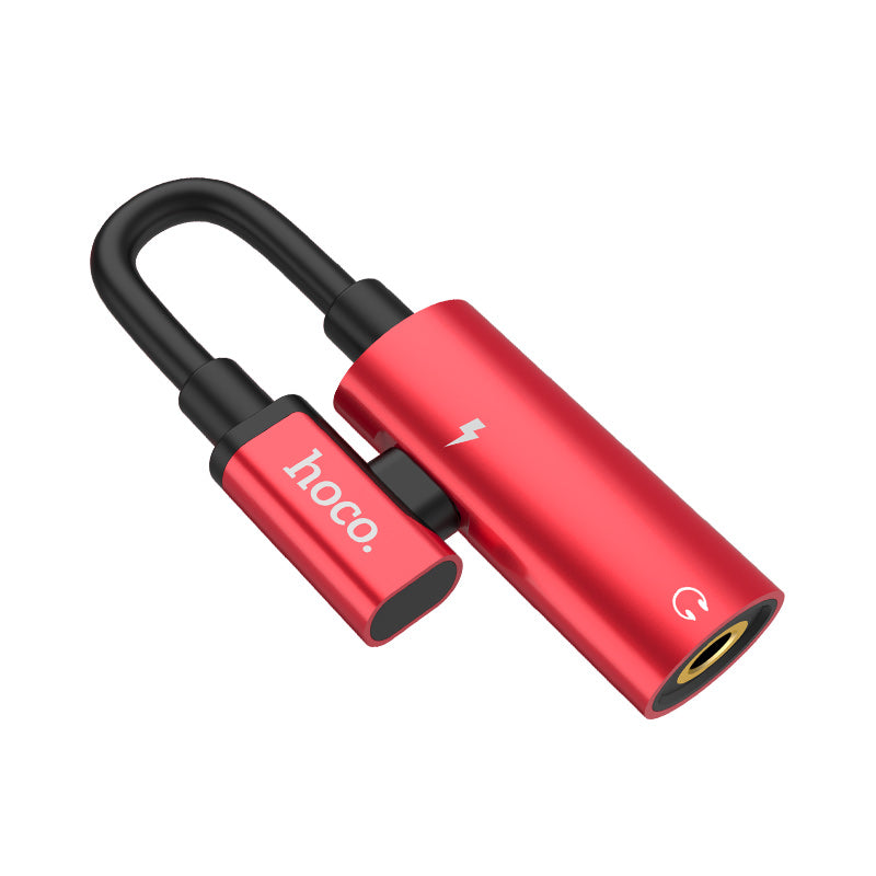 Adapter Lightning to 3.5mm «LS17» 2 in 1 audio converter