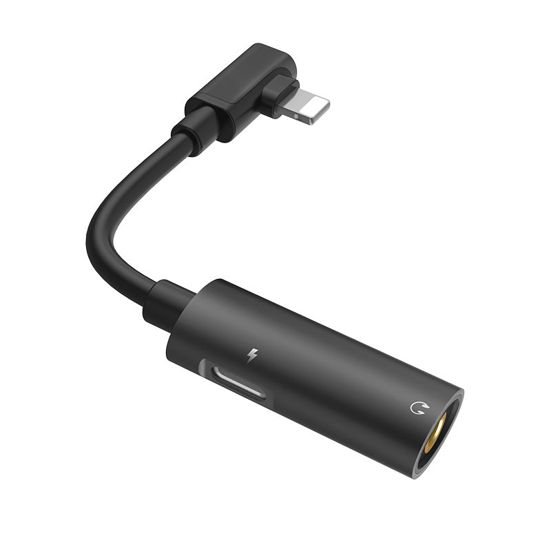 Adapter Lightning to 3.5mm «LS17» 2 in 1 audio converter