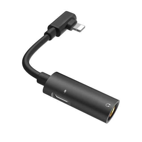 Adapter Lightning to 3.5mm «LS17» 2 in 1 audio converter