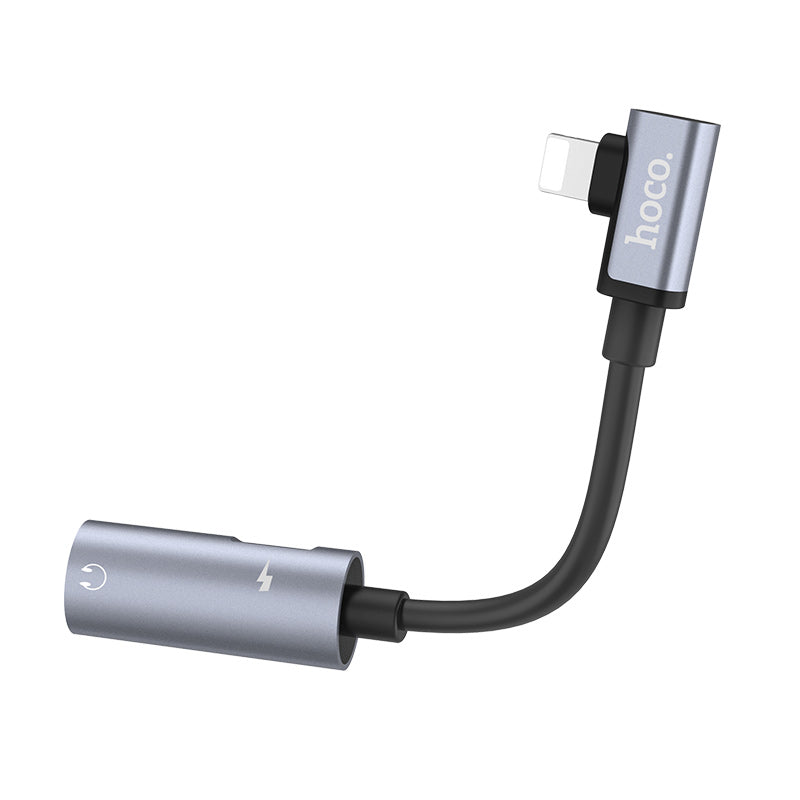 Adapter Lightning to 3.5mm «LS17» 2 in 1 audio converter