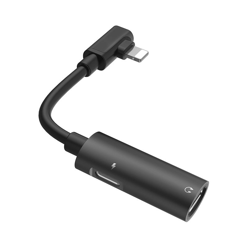 Adapter Lightning to 2xLightning «LS18» 2 in 1 audio converter