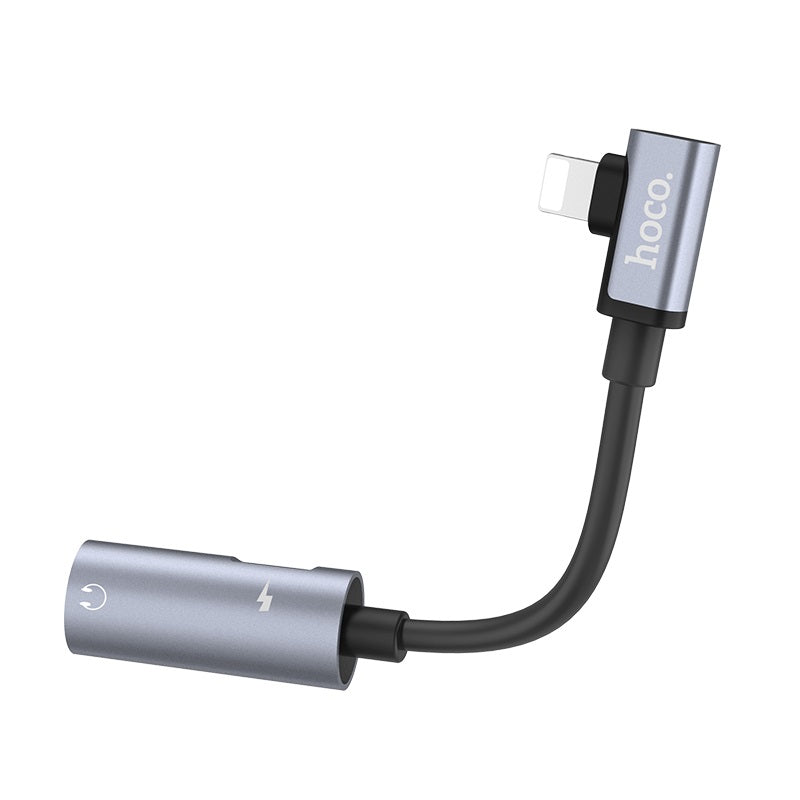 Adapter Lightning to 2xLightning «LS18» 2 in 1 audio converter