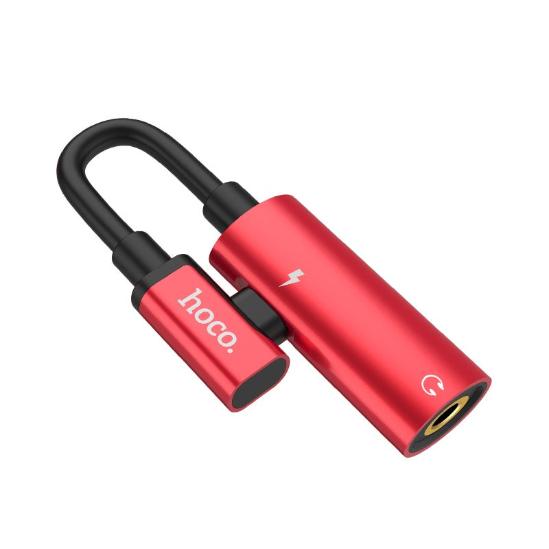 Adapter Type-C to 3.5 mm «LS19» 2 in 1 audio converter