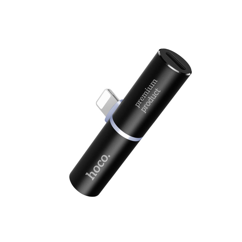 Adapter Lightning to 2xLightning «LS7 T-tower» 2 in 1 audio converter