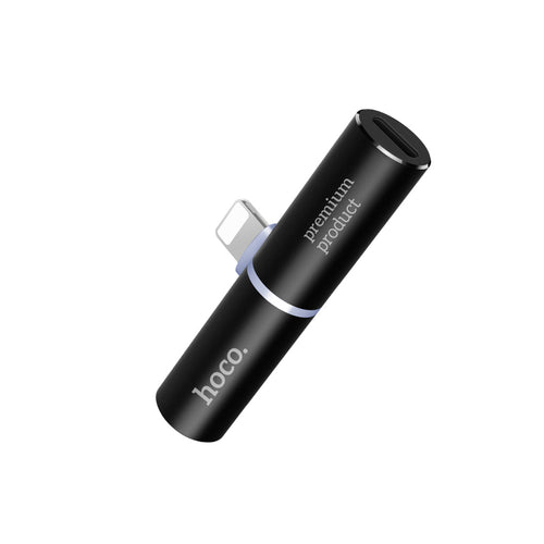 Adapter Lightning to 2xLightning «LS7 T-tower» 2 in 1 audio converter