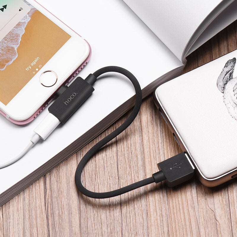 Adapter Lightning to Lightning & USB «LS9 Brilliant» 2 in 1 audio converter