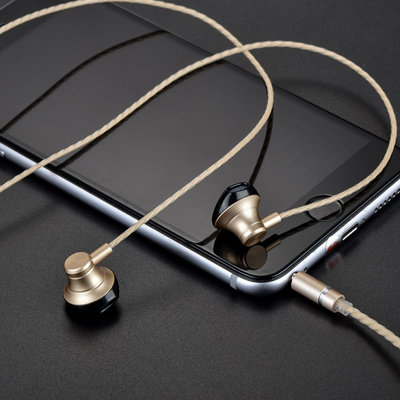 Wired earphones “M18 Gesi Metallic” with microphone