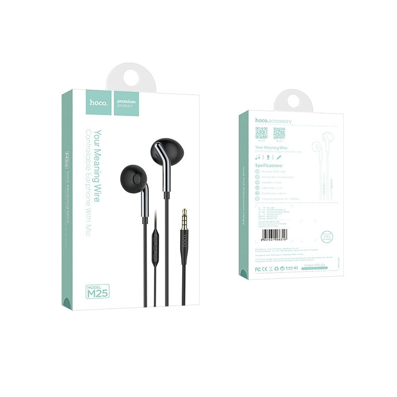 Wired earphones 3.5mm “M25 Your meaning” with microphone