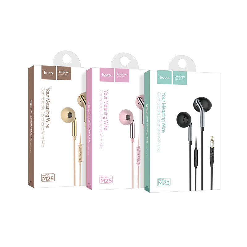 Wired earphones 3.5mm “M25 Your meaning” with microphone