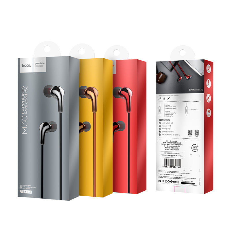 Wired earphones “M30 Glaring” with microphone