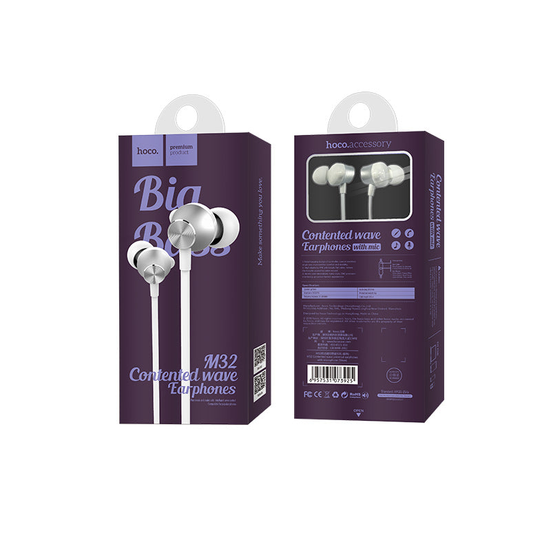 Wired earphones “M32 Contented wave” with microphone