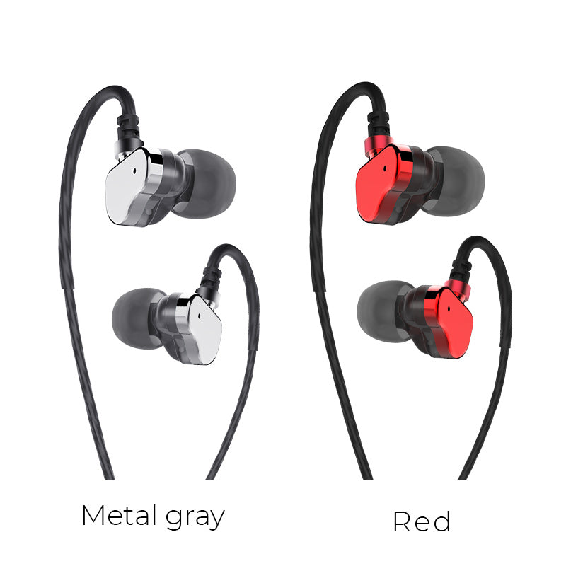 Wired earphones “M36 Charming sound” double coil with microphone