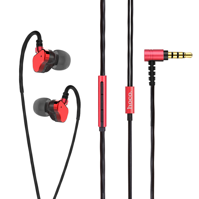 Wired earphones “M36 Charming sound” double coil with microphone