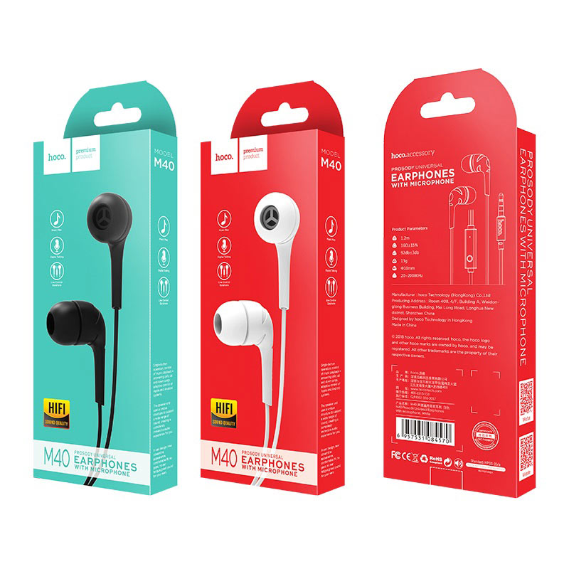Wired earphones 3.5mm “M40 Prosody” with microphone