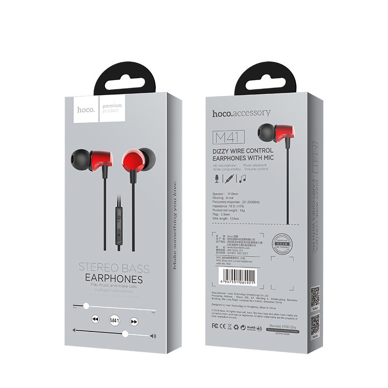 Wired earphones 3.5mm “M41 Dizzy” with microphone