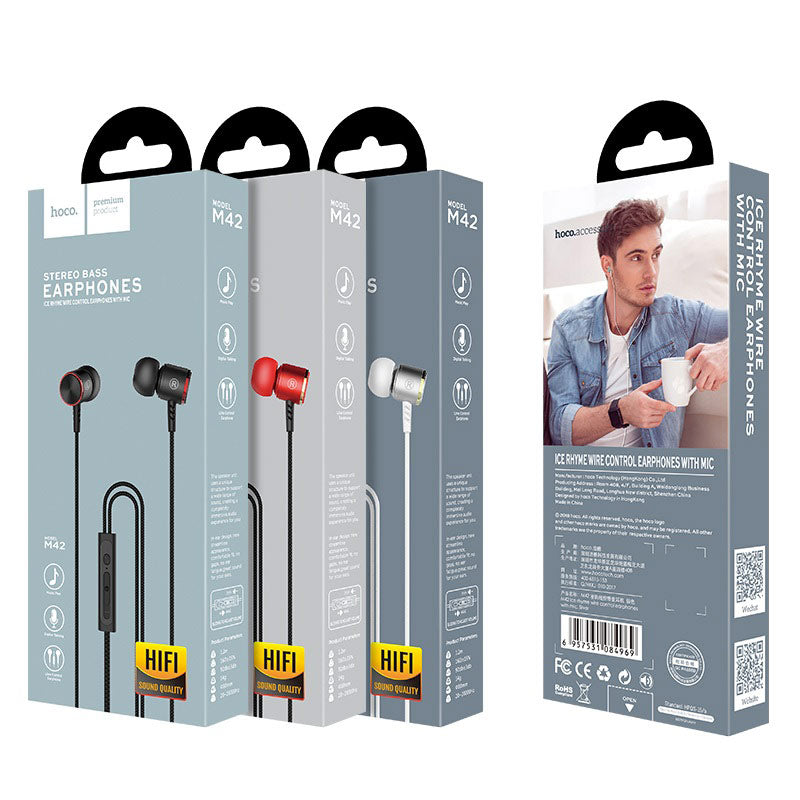 Wired earphones 3.5mm “M42 Ice rhyme” with microphone