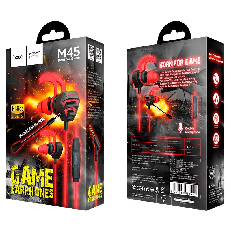 Wired earphones 3.5mm “M45 Promenade” with microphone