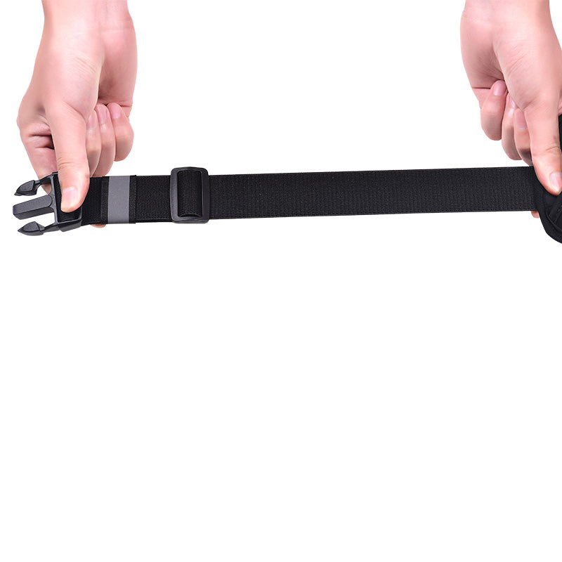 Multifunction waist bag with pockets and light reflection