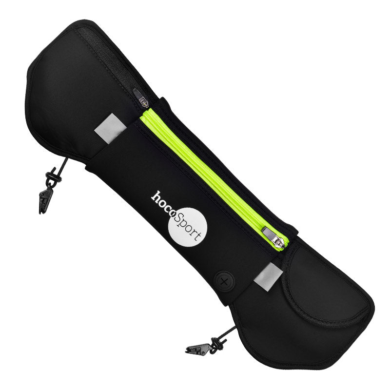 Multifunction waist bag with pockets and light reflection