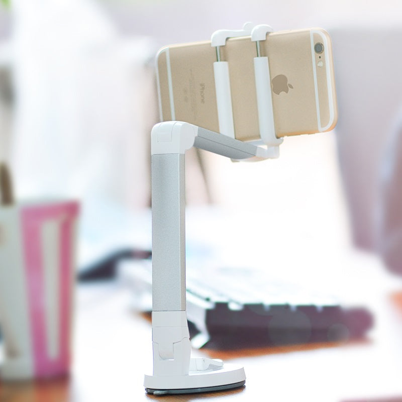 Tabletop holder “P6” phone clip suction mount