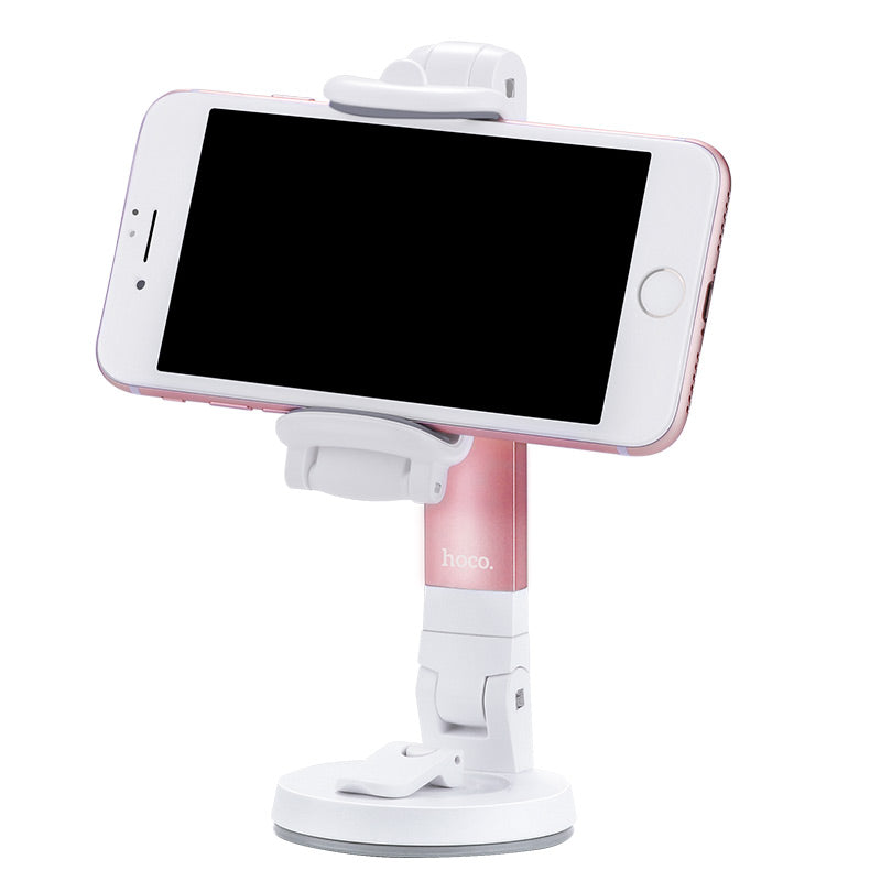 Tabletop holder “P6” phone clip suction mount