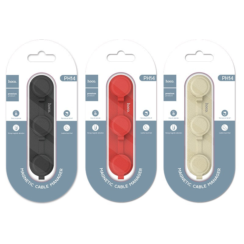 Cable manager “PH14” magnetic tabletop wires organizer