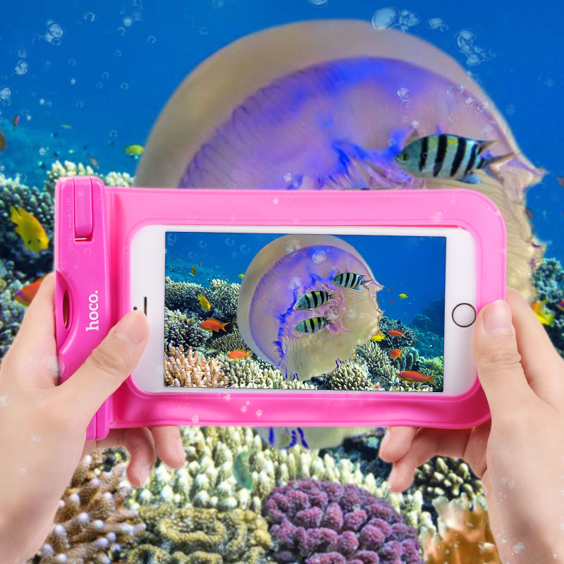 Waterproof case “Precious jade” universal swim bag depth 20m