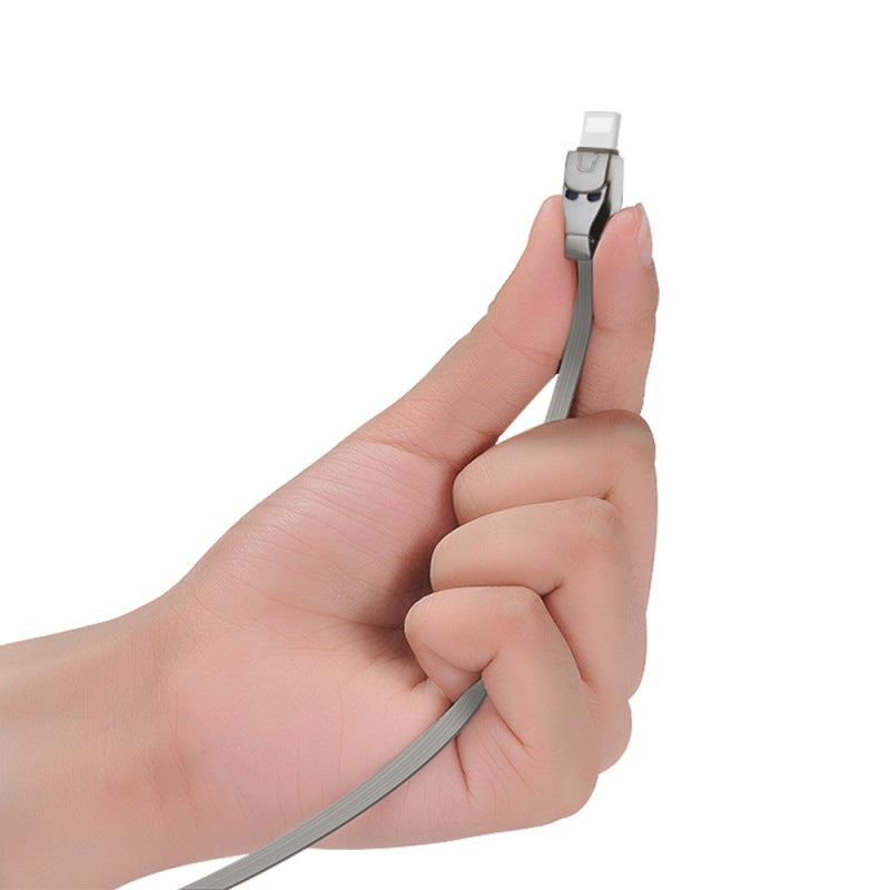 Cable USB to Lightning «U14 Steel man» charging data sync