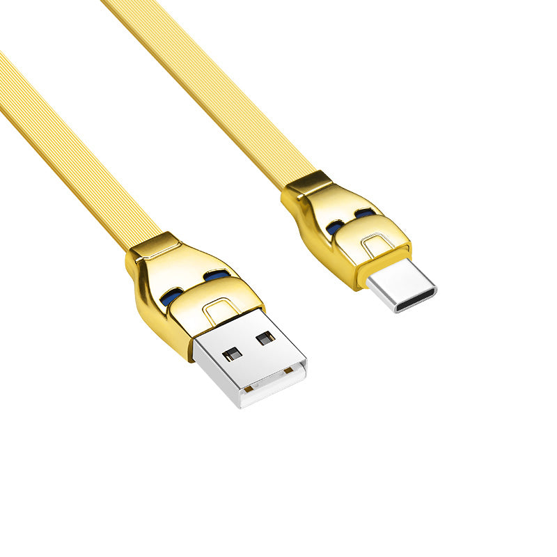 Cable USB to Type C «U14 Steel man» charging data sync