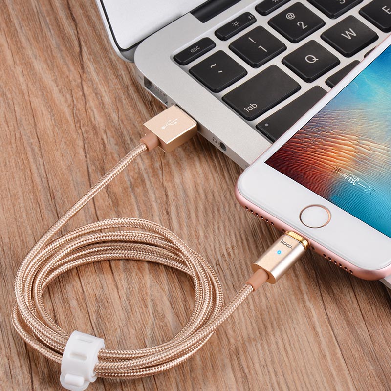 Cable USB to Lightning «U16 Magnetic» charging data sync