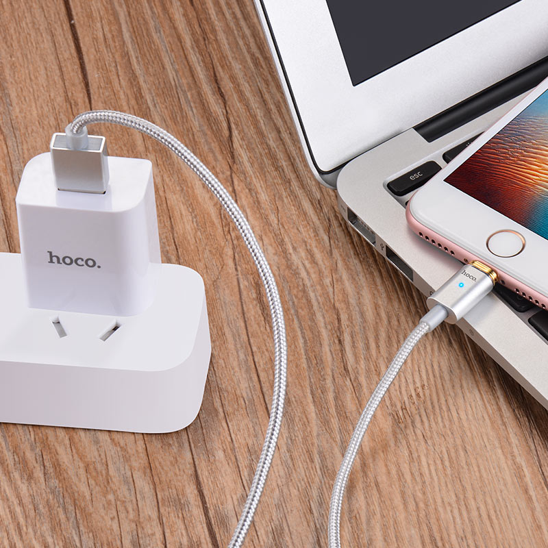 Cable USB to Lightning «U16 Magnetic» charging data sync