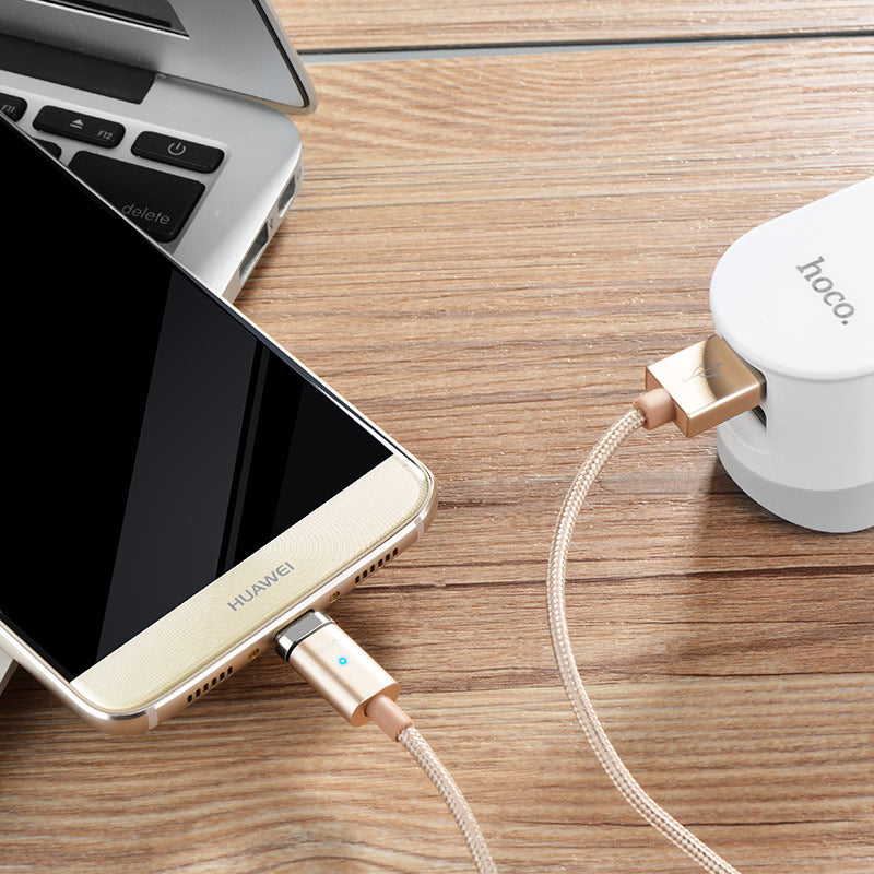 Cable USB to Type-C «U16 Magnetic» charging data sync