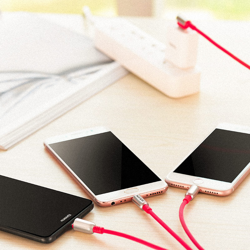 Cable «U17 Capsule 3-in-1» charging Lightning Micro-USB Type-C