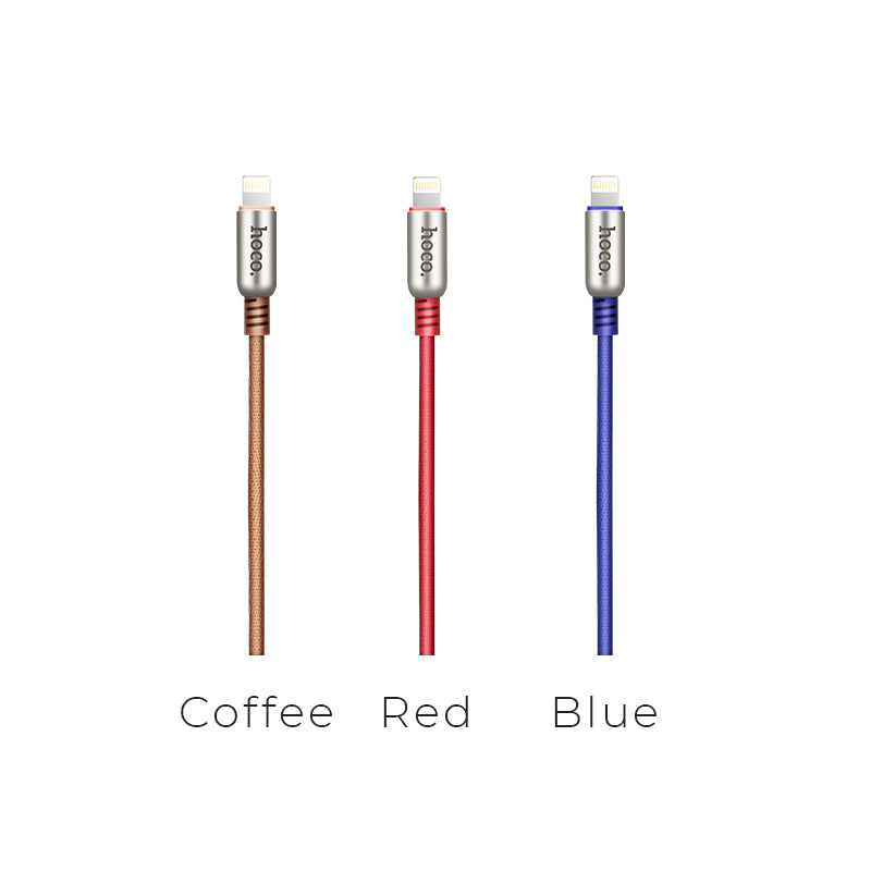Cable USB to Lightning «U17 Capsule» charging data sync