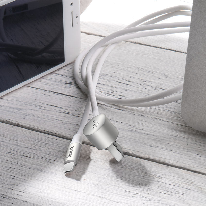 Cable USB to Lightning Micro-USB «U18 Golden hat» charging wire