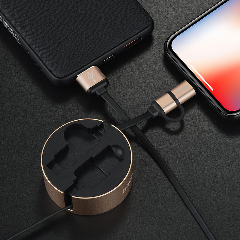 Cable USB to Lightning Micro-USB «U23 Resilient» charging wire