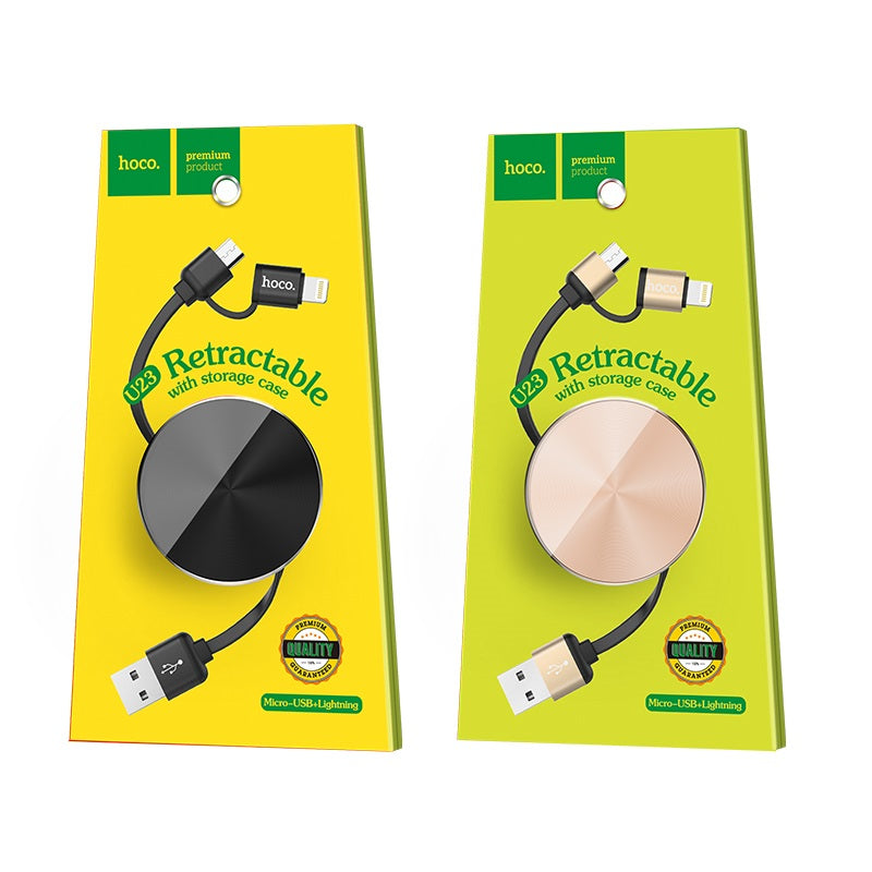 Cable USB to Lightning Micro-USB «U23 Resilient» charging wire