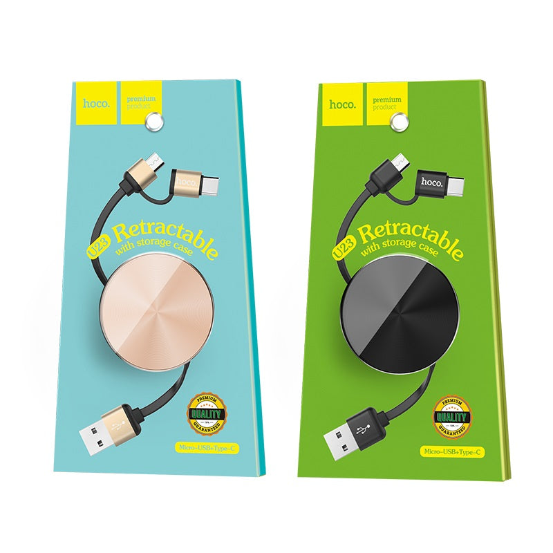 Cable USB to Type-C Micro-USB «U23 Resilient» charging wire