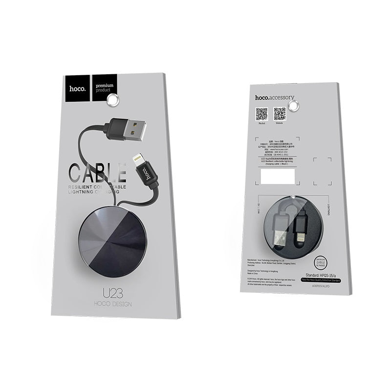 Cable USB to Lightning «U23 Resilient» charging data sync