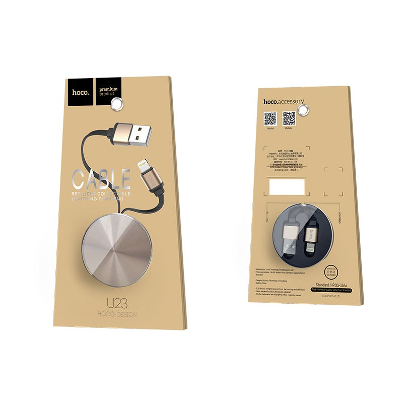 Cable USB to Lightning «U23 Resilient» charging data sync