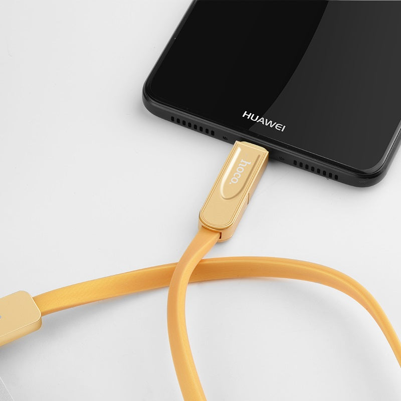 Cable USB to Lightning Micro-USB Type-C «U24 Refined» charging wire
